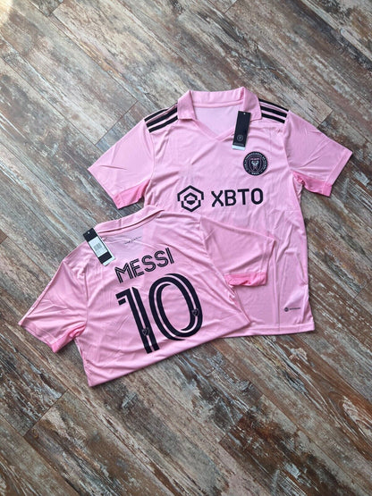 Kids / Adult 2023-2024 - Messi Miami FC International Football Club Jersey Home Pink