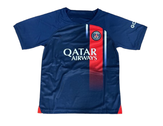 Kids Uniform 23-24 Paris Saint Germain Neymar Jr. #10 Kit Soccer Team Home Jersey