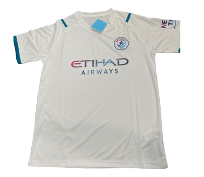 2021-2022 Manchester City Away Soccer Jersey Adult