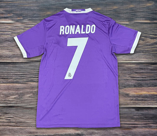 2015-2015 Real Madrid Ronaldo #7 Soccer Jersey Pink Adult