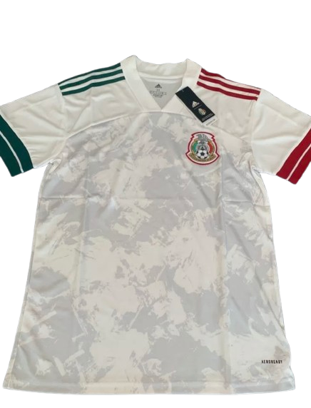 2021-2022 Mexico National Soccer Jersey White Adult