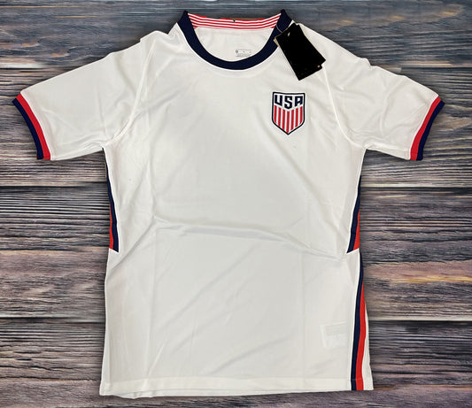 2021-2022 USA National Soccer Team White Jersey