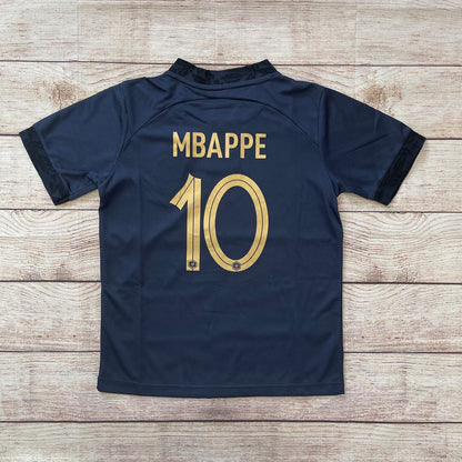 2023-2023 France Mbappe #10 Home Soccer Jersey Adult